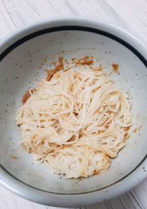 ソーメンアレンジ☆コマ香る担々麺-レシピのメイン写真