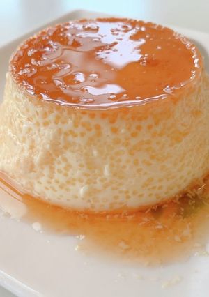 カラメルソースと滑らか時短蒸しプリン-レシピのメイン写真