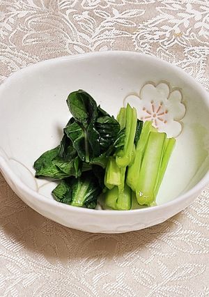小松菜の辛子醤油漬けです。-レシピのメイン写真