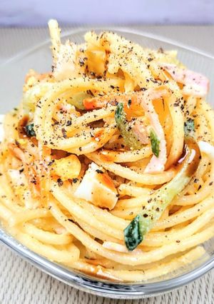 サラスパ♪奥深~い味わい。隠し味はソース-レシピのメイン写真