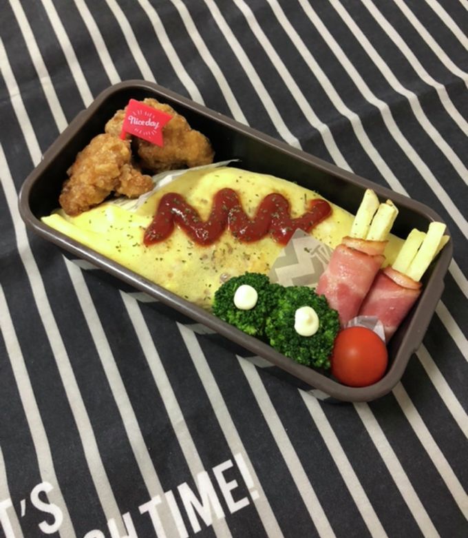 男子中学生弁当9/11オムライス弁当-レシピのメイン写真