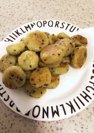 さつまいもdeドーナツ風　離乳食-レシピのメイン写真
