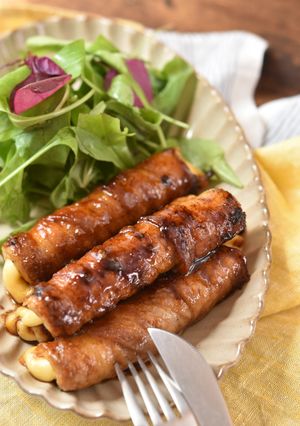 竹輪チーズの肉巻き照り焼き-レシピのメイン写真