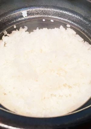 土鍋で炊飯-レシピのメイン写真