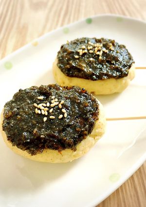 罪悪感ゼロ♪豆腐とオートミールの五瓶餅風-レシピのメイン写真