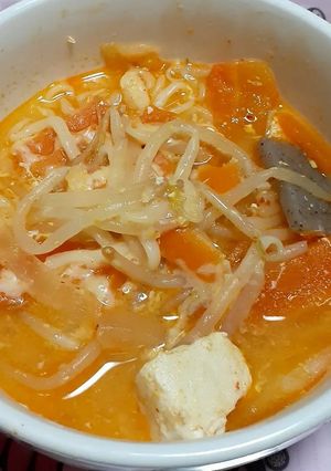コロナ対策とダイエットかねキムチラ~メン-レシピのメイン写真