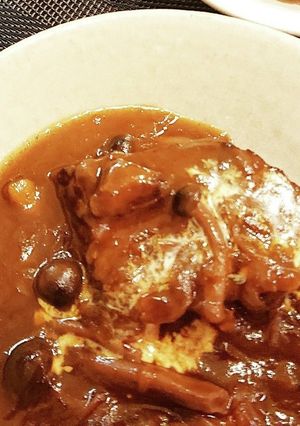 <圧力鍋で>牛肉の赤ワイン煮込み-レシピのメイン写真