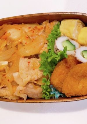 スタミナ豚キムチ弁当-レシピのメイン写真