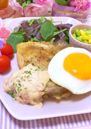 おいしすぎる♡チキンステーキ梅マヨソース-レシピのメイン写真