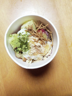冷やし焼き芋と甘栗の便秘解消パフェ-レシピのメイン写真