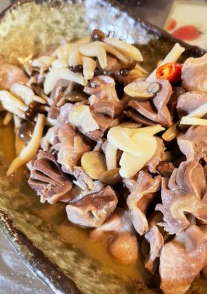 コスパも味も良し！砂肝としめじの蒸し焼き-レシピのメイン写真