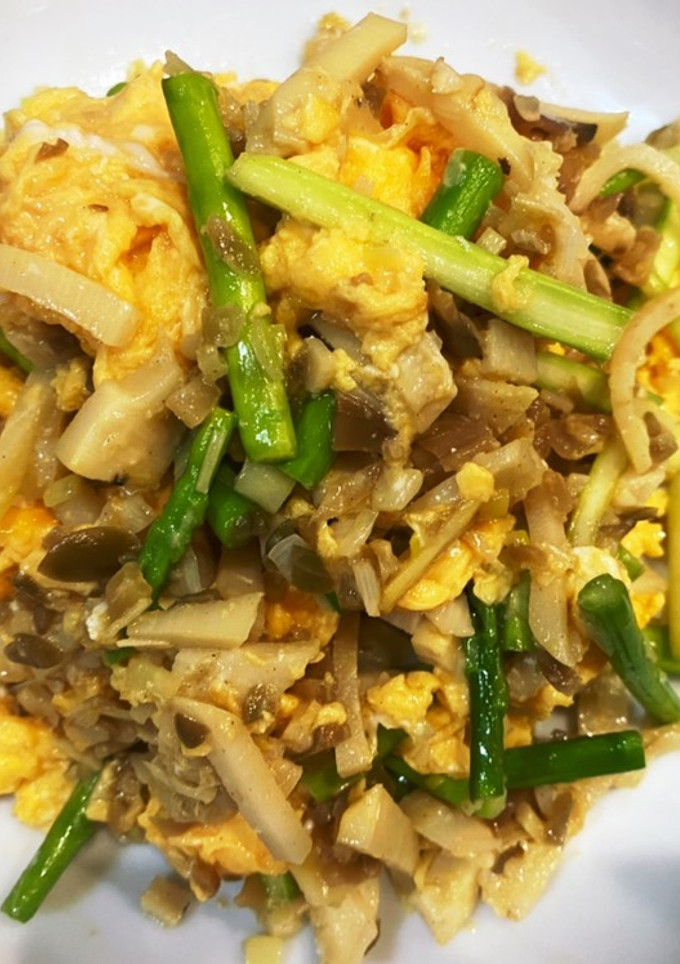 筍と卵と搾菜の中華風炒め『何食べ』#1-レシピのメイン写真