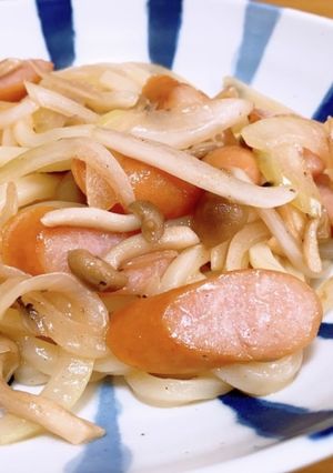 塩焼きうどん-レシピのメイン写真