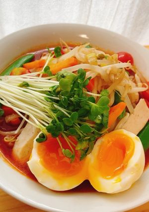 トマト缶とウェイパーで♡おうちラーメン-レシピのメイン写真