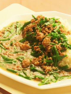 〖 豚ひき肉と青ニラのあんかけ飯 〗-レシピのメイン写真