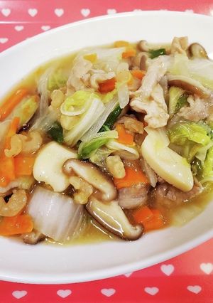 チューブシャンタン＊野菜たっぷり＊八宝菜-レシピのメイン写真