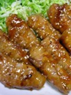 長芋の豚肉巻き✿照り焼き-レシピのメイン写真