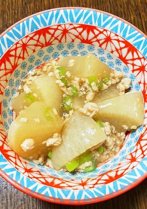ホッコリ美味しい♡大根のそぼろ煮-レシピのメイン写真