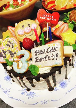3歳*バースデーケーキ-レシピのメイン写真