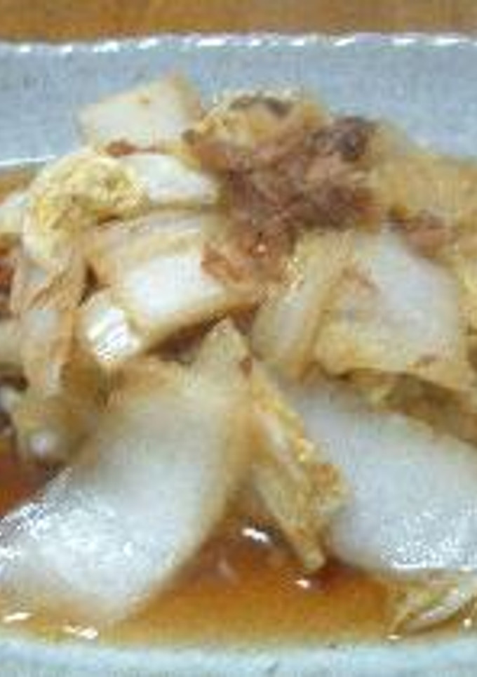 白菜とかつお節の煮物-レシピのメイン写真