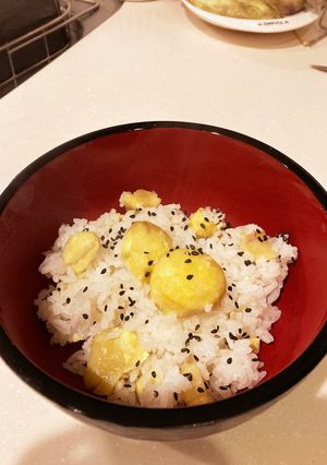 栗ご飯　シンプルレシピ　炊飯器で美味しく-レシピのメイン写真