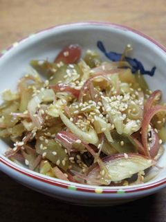 みょうがとザーサイの胡麻和え-レシピのメイン写真