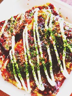簡単 玉子焼フライパンで四角いお好み焼き-レシピのメイン写真