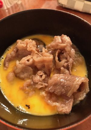 麺つゆのみ!お一人様早ウマ簡単すき焼き♪-レシピのメイン写真