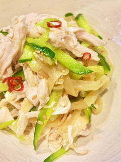 優しい味でパクパク/くらげキュウリささみ-レシピのメイン写真