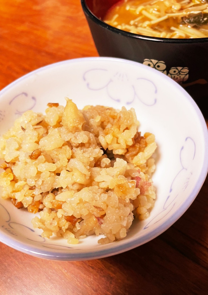 さつまいもと舞茸の炊き込みご飯-レシピのメイン写真