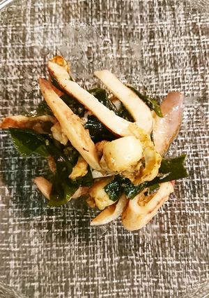 イカとベビホタテの生姜和え-レシピのメイン写真
