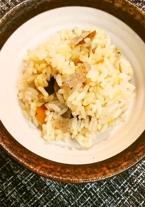 秋を楽しむ〜炊き込みご飯-レシピのメイン写真