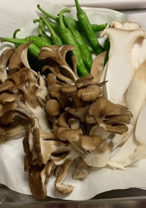 キノコとシシトウの素焼き-レシピのメイン写真