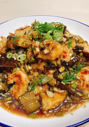 簡単やみつき☆鶏むねと茄子の油淋鶏-レシピのメイン写真
