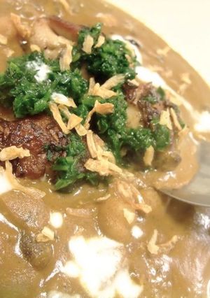 地鶏とほうれん草のココナッツカレー-レシピのメイン写真