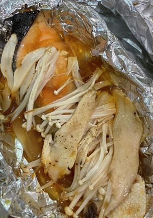 鮭のオイスターソースのホイル焼き-レシピのメイン写真