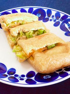 栃尾の油揚げ&葱とにんにく味噌マヨチーズ-レシピのメイン写真