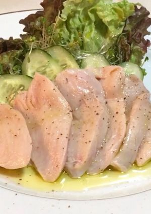 コスパ◎節約レシピ･しっとりサラダチキン-レシピのメイン写真