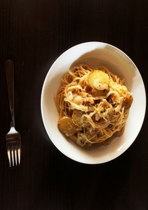 やみつきラー油パスタ-レシピのメイン写真