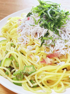 冷製和風ジェノベーゼパスタ-レシピのメイン写真