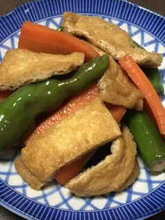 簡単!油揚げと野菜の炒め煮-レシピのメイン写真