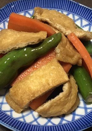 簡単！油揚げと野菜の炒め煮-レシピのメイン写真