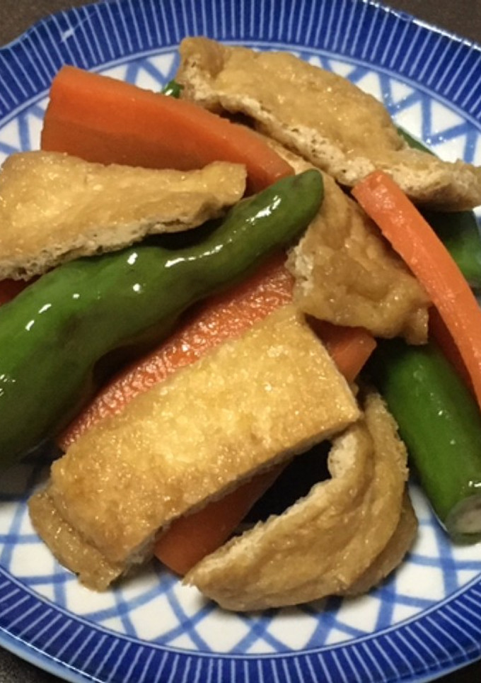 簡単！油揚げと野菜の炒め煮-レシピのメイン写真