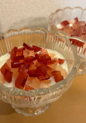 あじさいヨーグルト-レシピのメイン写真