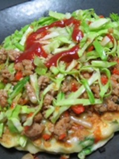 タコのみ焼き(タコス&お好み焼き)-レシピのメイン写真