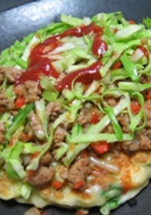 タコのみ焼き（タコス＆お好み焼き）-レシピのメイン写真