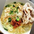 梅おろし豚しゃぶそうめん