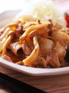 お肉が柔らかい!しめじと豚の生姜焼き-レシピのメイン写真