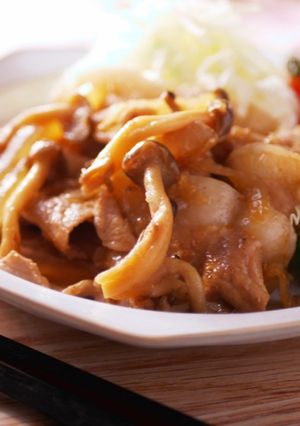 お肉が柔らかい!しめじと豚の生姜焼き-レシピのメイン写真