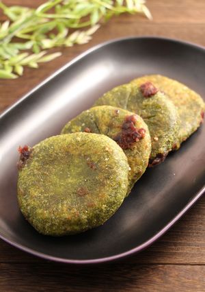 韓国スイーツ！ホットク☆あん抹茶-レシピのメイン写真